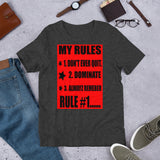 My Rules-Red T-Shirt