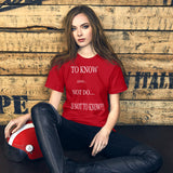 TO KNOW T-Shirt